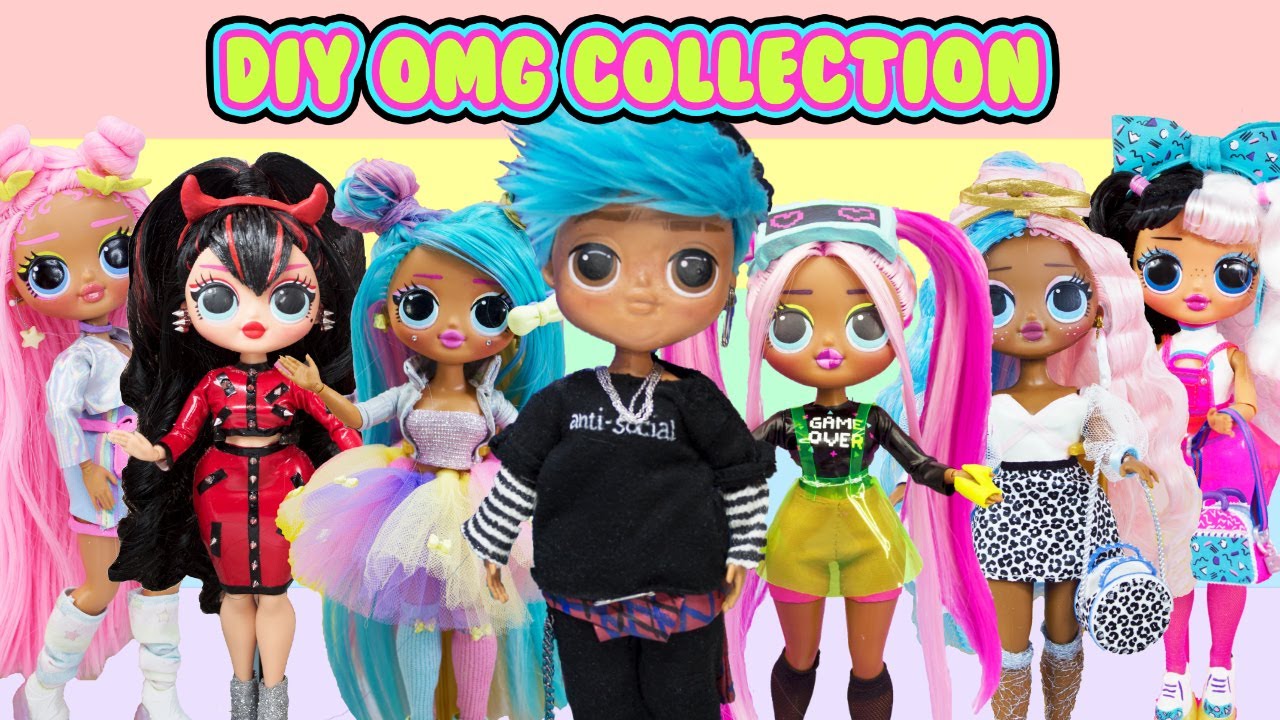 LOL OMG DIY Full Collection Cupcake Squad - YouTube