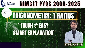 NIMCET Trigonometry PYQs 2008–25 | Previous Year Questions with Solutions | FluxEducare
