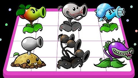 Merge Peashooters Hybrids: Evolution! (New Game) - Andriod Gameplay Walkthrough, PvZ Fusion Mod