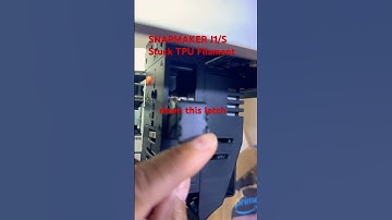 Snap Maker First Step Identifying Stuck TPU Filament!