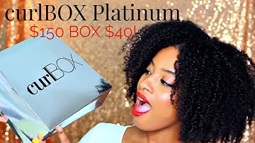 curlBOX Platinum UNBOXING!!! | $150 WORTH OF PRODUCTS! |