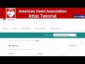 2023 atlas tutorial for aha instructors how to log in assign ecards  post classes