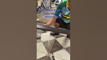 Mẫu Nhôm Xingfa Màu Cafe Hệ 55 | Kính Cường Lực Quang Nam Phát #shorts