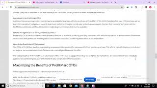 ProfitMarc OTO 1 to 5 OTOs’ Links below + Bonuses