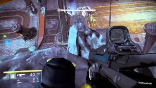 On top of drop ship Destiny