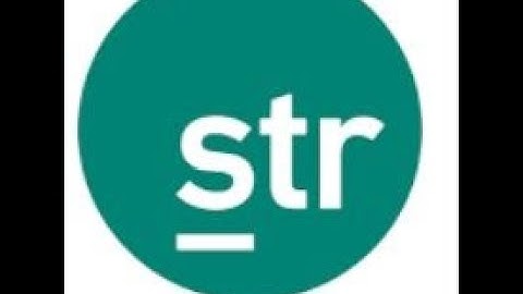 STR Report Training May 2020 Basics