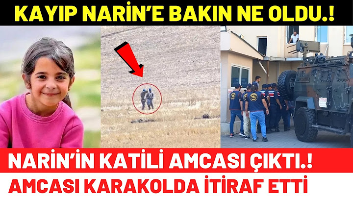 Kayıp Narin'in Katili Amcası Çıktı Narin Güran Bakın Nerede Annesi Babası #narin