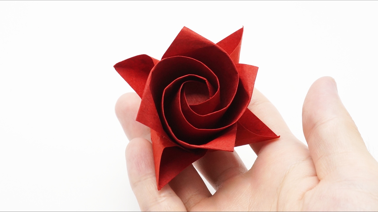 ORIGAMI MASAHIRO ROSE (Masahiro Ichikawa) Timelapse YouTube
