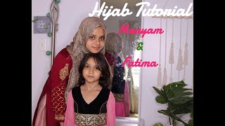 Hijab Tutorial 2022 | Maryam Masud and Fatima Masud | Cute Hair Cut🥰