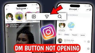 Instagram Message Dm Button Not Opening Problem Instagram Messages Not Working Problem