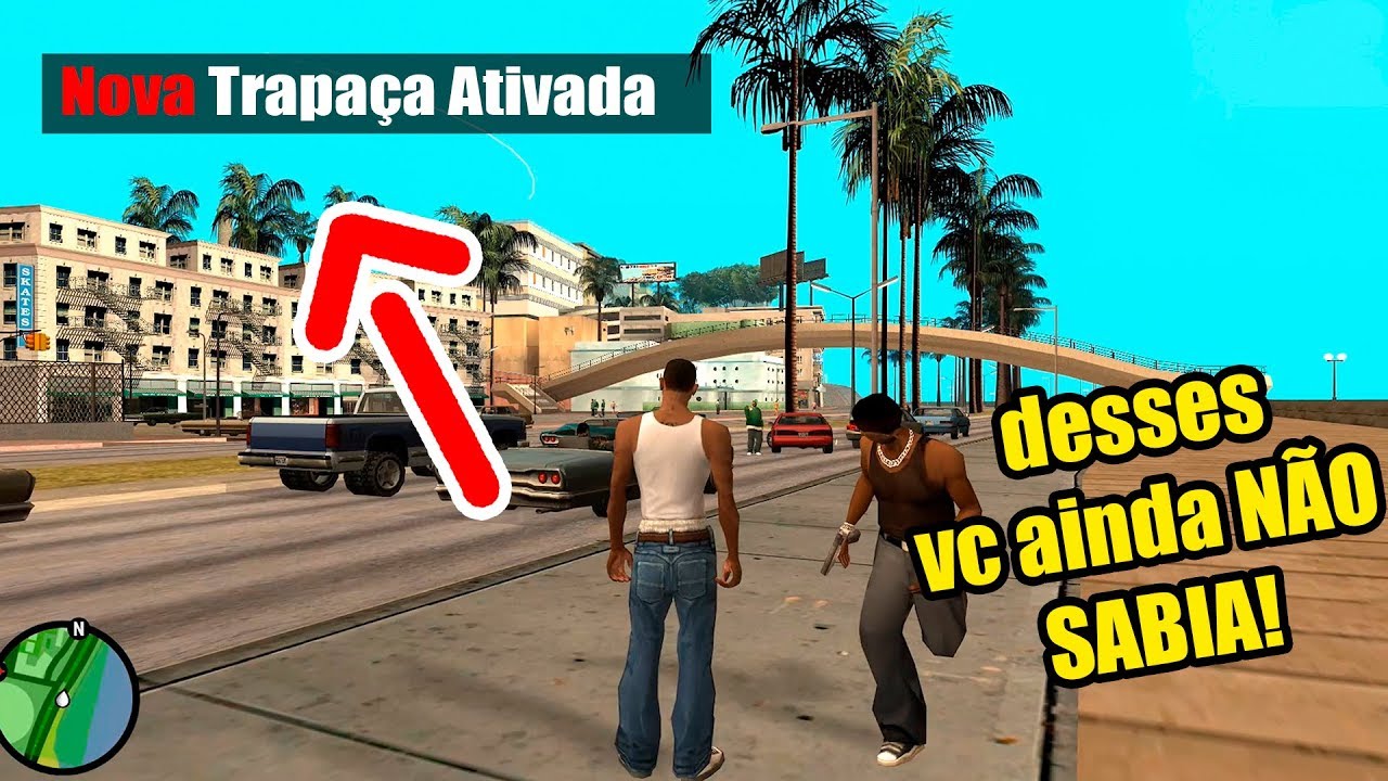 DESCOBRIRAM NOVOS CÓDIGOS SECRETOS NO GTA SA 