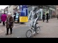 Estevan Mortensen - Living Statue - Busking - Abergavenny - South Wales