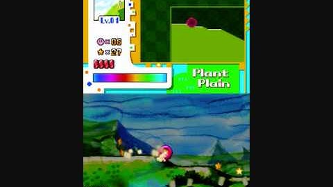 Kirby Canvas curse:level 1-1