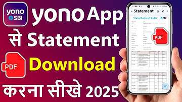 how to download sbi bank statement from yono app | yono sbi se statement kaise nikale 2025
