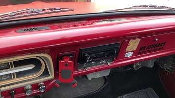 67-72 F100 dash pad removal