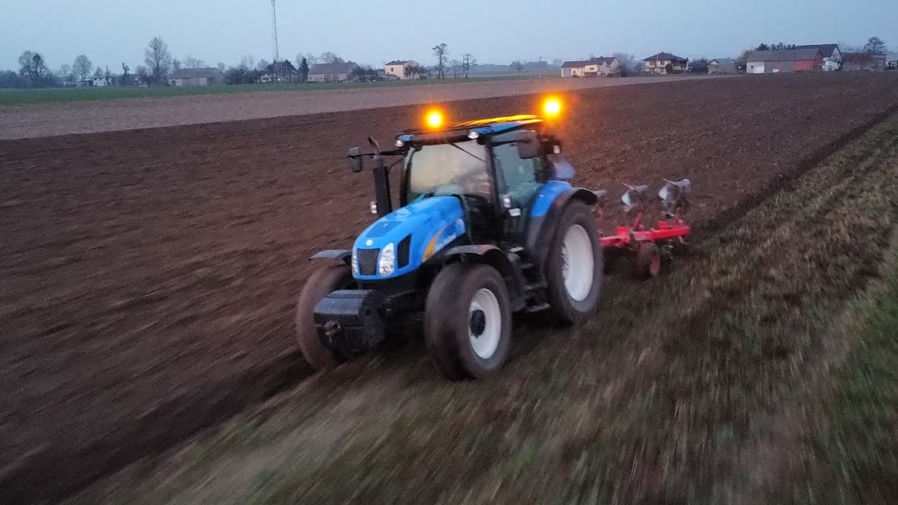 Oporowa Orka 2024🔥 Smerf w swoim żywiole‼️ New holland t6030 & Unia⁉️🔥Gr Adamek‼️