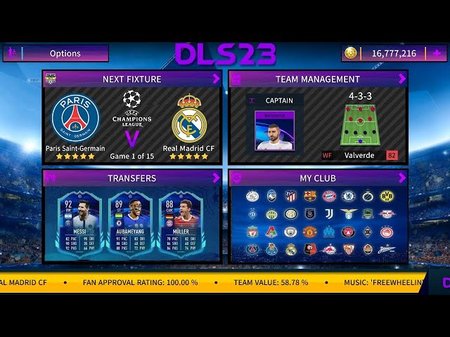 Dream League Soccer Mod UEFA Champions League Android Offline New Update Transfer 2023   DLS 2019 class=