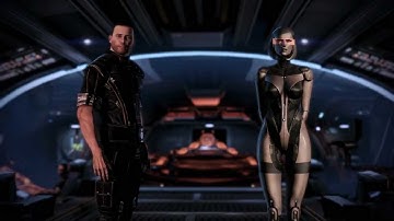 Mass Effect 3 Walkthrough - Part 8 - Normandy Conversations - Renegade - HD 720