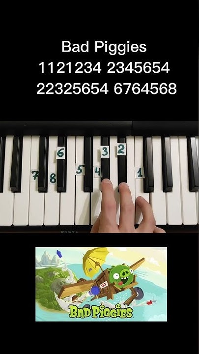How To Play Bad Piggies On Piano How to play Bad Piggies on piano 🎹 tutorial - YouTube