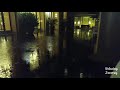 Having a Good Sleep Instantly with Gentle Rain in Hotel Terrace at Night - Rain Sounds for Sleeping