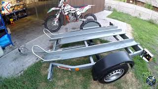 Kupiłem przyczepkę do przewozu motocykli