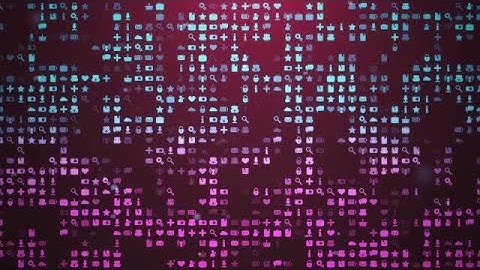 Mobile Apps Icons Seamless Background Stock Motion Graphics