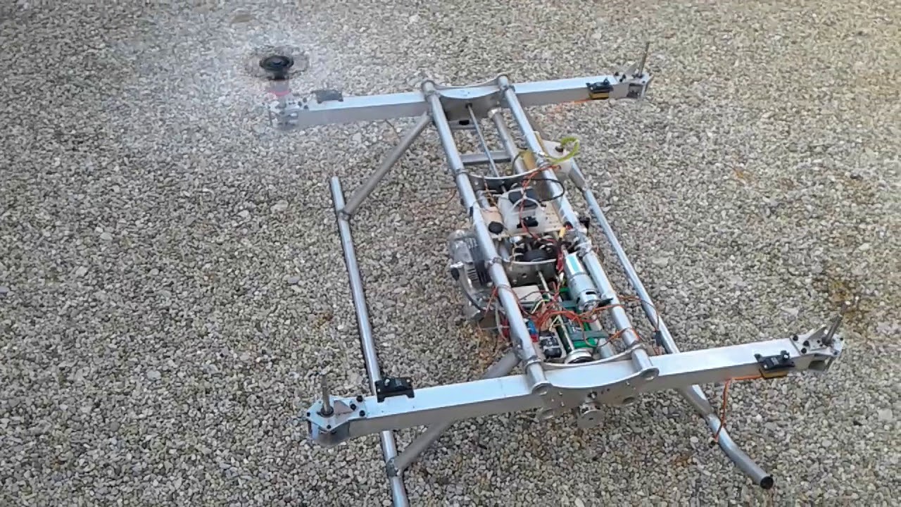 Multicopt new rotor head 4 blade - YouTube