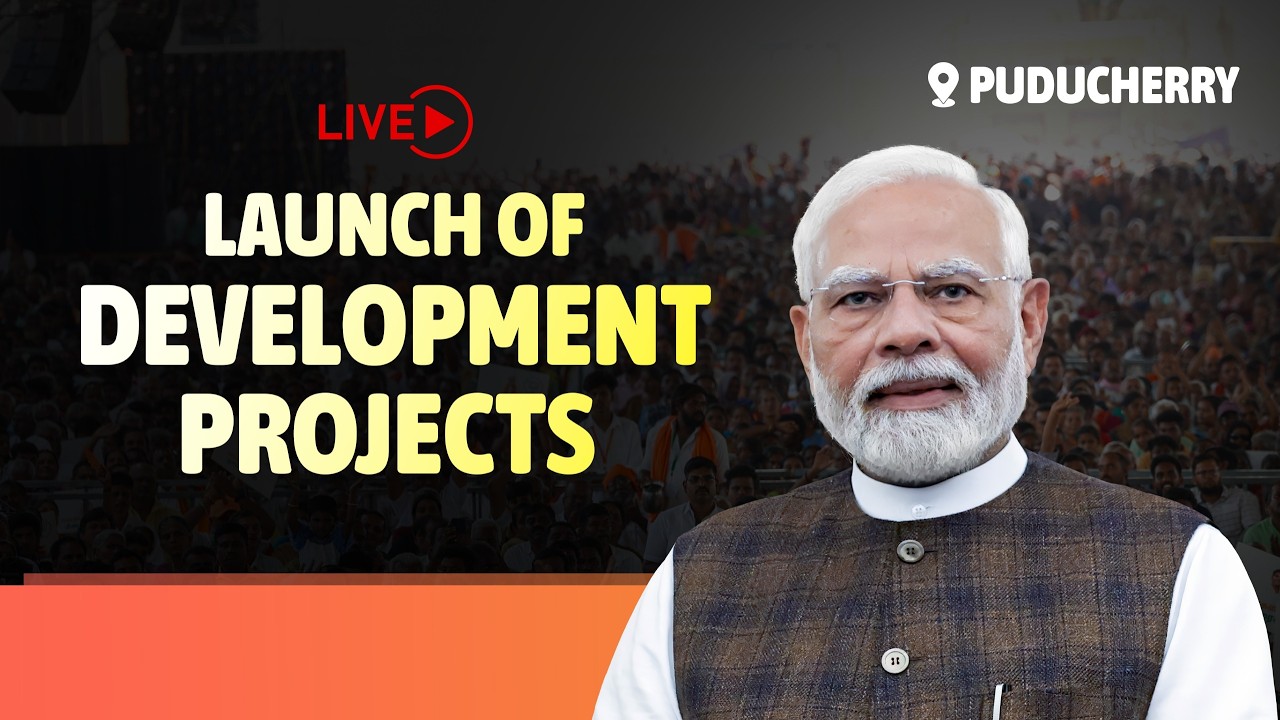 Modi Launch Projects Watch LIVE: PM Modi Launches ₹2,700+ Crore Development Projects in ...