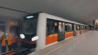 Poland, Warsaw, Metro Ride From Racławicka To Wierzbno