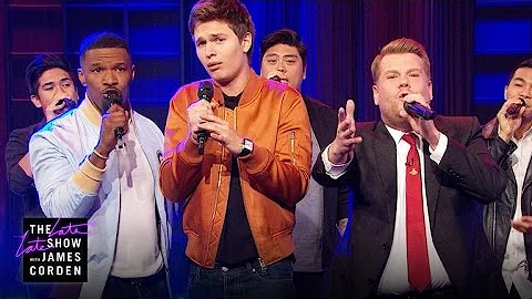 Epic Riff-Off Battle: Jamie Foxx vs Ansel Elgort