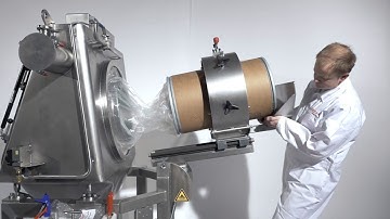 Hecht Technologie Containment drum discharging CFE-K englisch HD