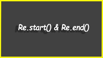Python Programs #114: Re.start() & Re.end()