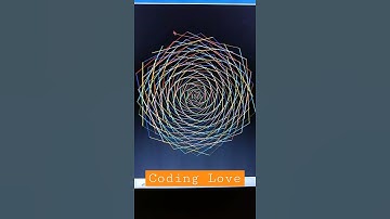 Create amazing art using Python | Coding for beginners | Python for beginners #shorts #pythonshorts