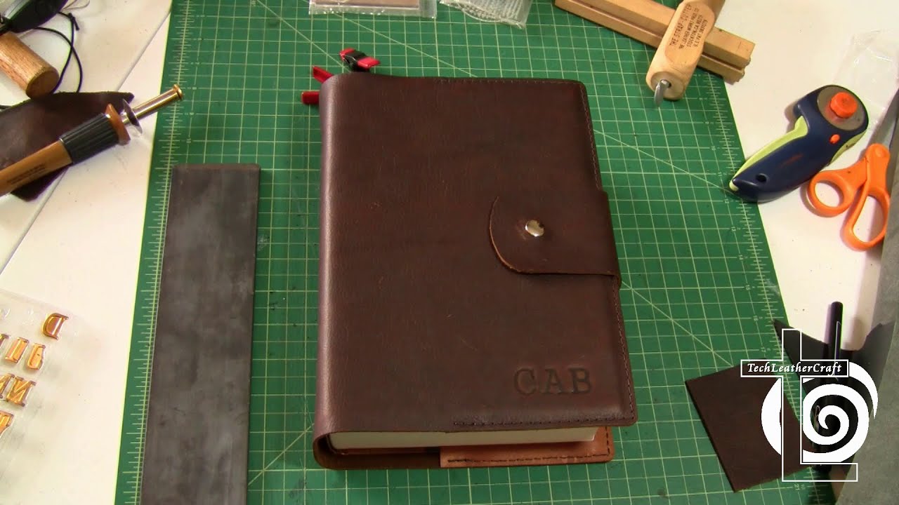 Hot Stamping or Branding Leather Bible Cover Walnut Hollow Wood Burner 