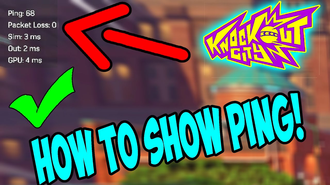 How To Show Ping In Knockout City and How To Show Gpu Performance - YouTube