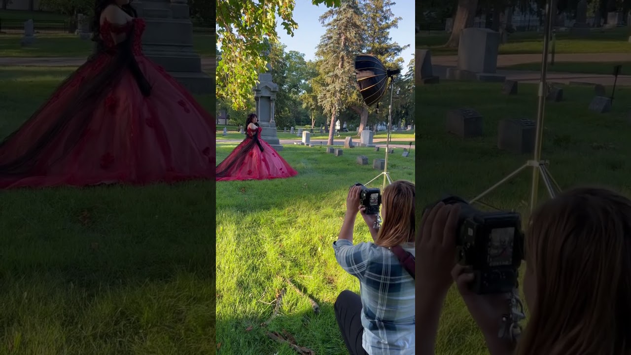 Unique Cemetery photo session in Michigan 