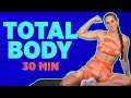 TOTAL BODY en casa SIN MATERIAL 🔥 Rutina completa de 30 minutos para TONIFICAR TODO EL CUERPO