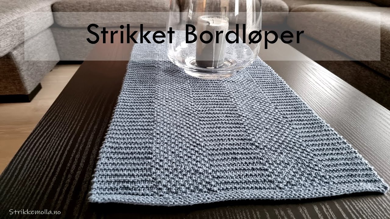 Rund Strikket Duk