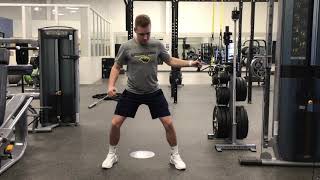 One Arm Cable Rotational Row