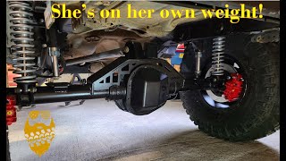 40's and 4 Link! One Ton Swap Rear Axle Final Assembly