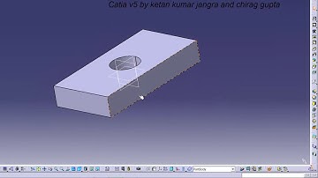 Raavinnovate Catia V5R20 Pocket Command (Cut material, Hollow section) by Ketan Kumar