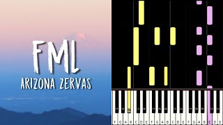 Arizona Zervas  - FML | Piano Medium | Cover by Moussetime