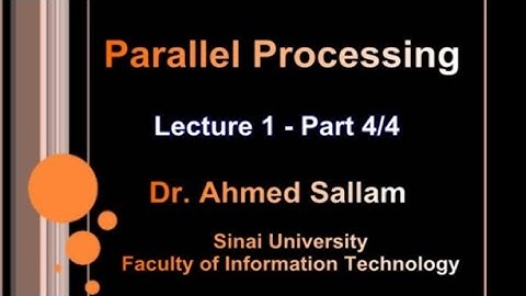 Intro to Parallel Processing with CUDA - Lecture 1 Part 4\4
