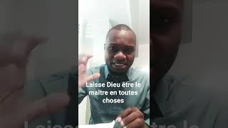 Laisse Dieu être le maître. #consecration #motivation #prayer #prière #christian #psalms #love