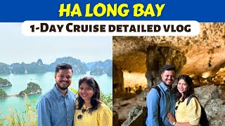 Halong bay 1-Day Cruise| Titop Island, Luon Cave, Surprise Cave| 2023| Detailed guide