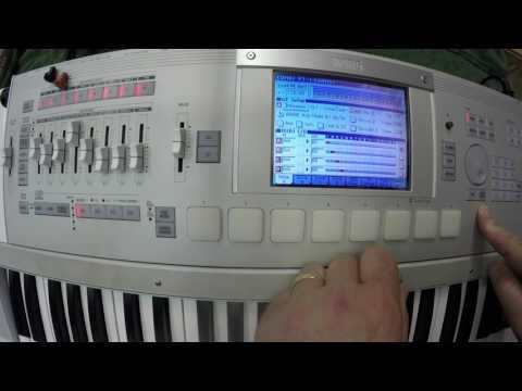 Korg M3, Using Karma Scenes to Change between sounds smoothly without any cutting off