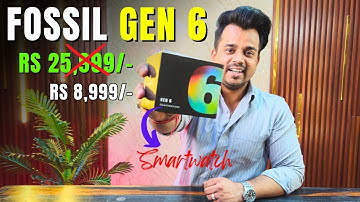 Fossil Gen 6 Smartwatch Review & Features | Unboxing, Setup, and Hands-On Experience ⌚