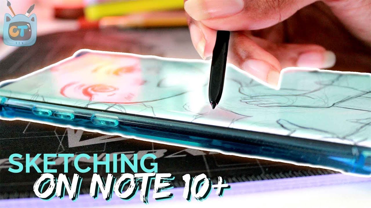 See a professional artist draw on the Galaxy Note 10  YouTube