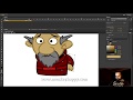 How to Draw and Animate in Adobe Animate CC - Drawing and animating a cartoony monk