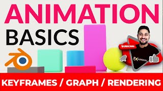Blender Animation Basics, Keyframes, Rendering and Editing #BlenderinHindi #AnimationBasics #Render
